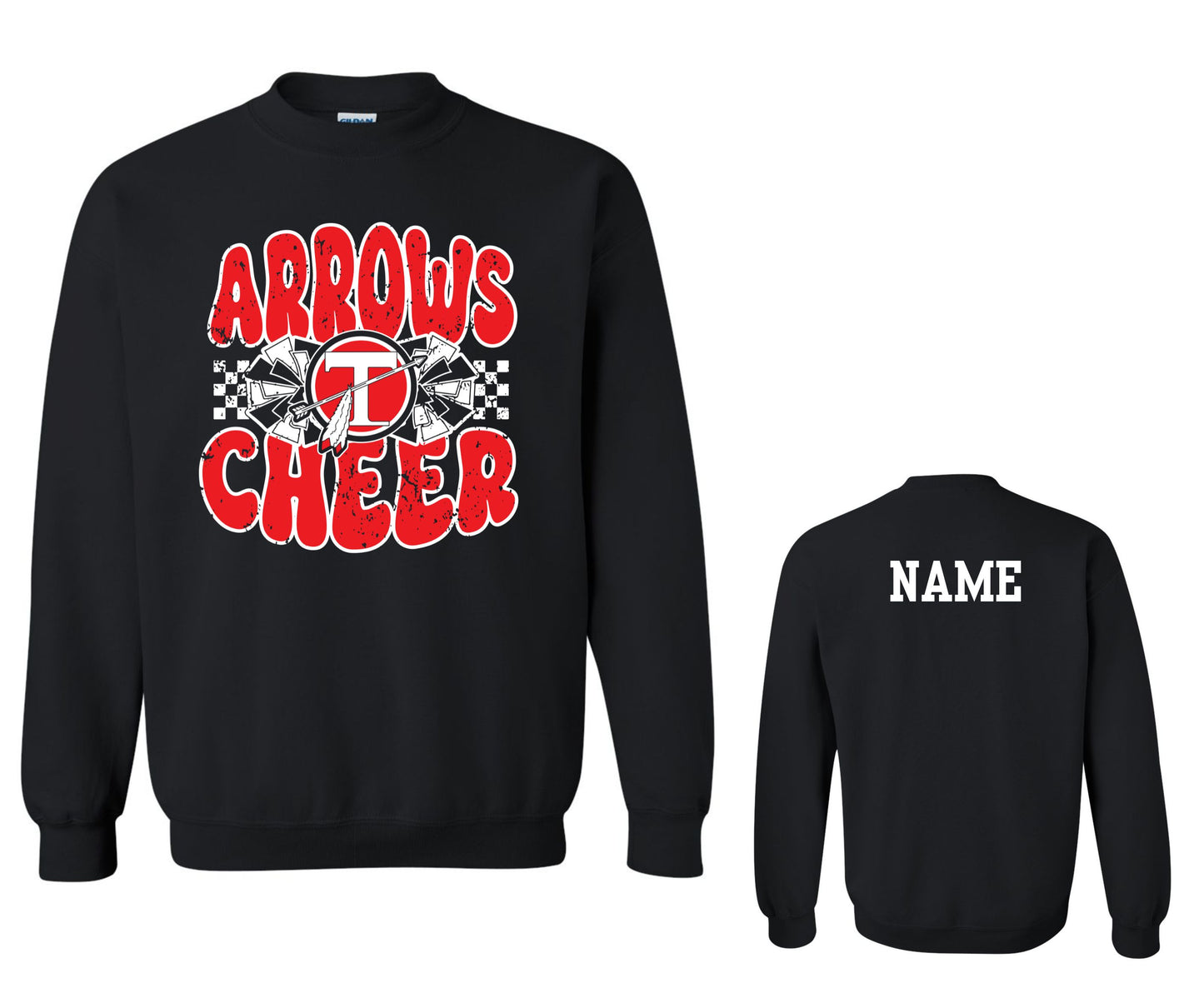 Arrow MS football and cheer | 50/50 Cotton Poly | UNISEX | Sweatshirt