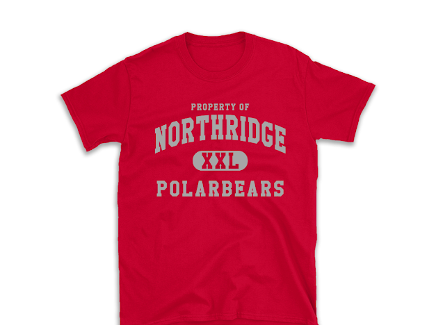 Northrige polar bears | 50/50 Cotton Poly | UNISEX | T-shirt | ADULT