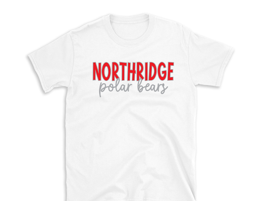 Northrige polar bears | 50/50 Cotton Poly | UNISEX | T-shirt | ADULT